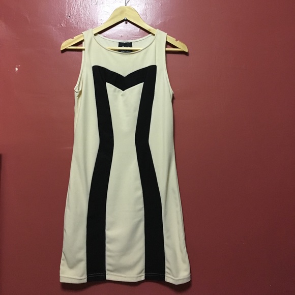 Tan and Black Dress - Picture 1 of 2